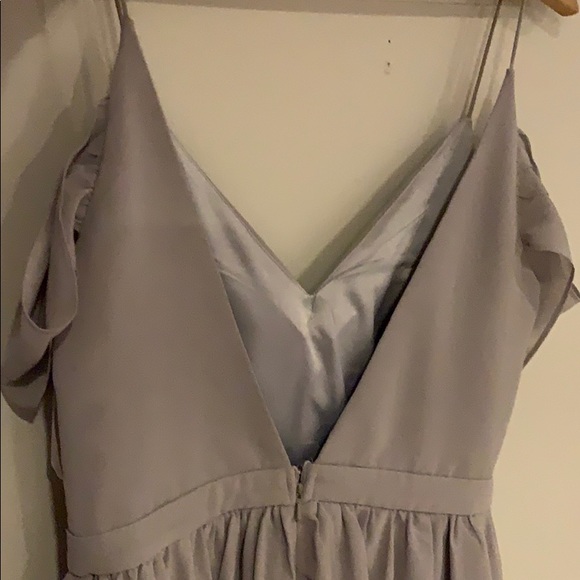 Lulu’s Lavender Cold Shoulder Prom Dress - Picture 5 of 7